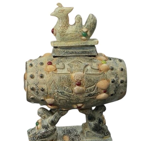 Spiritual Ceremonial Insensor Poss Asian or So American Unique Antique - Picture 3 of 11
